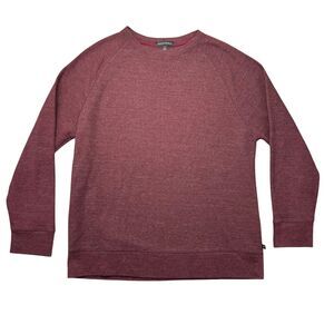 Banana Republic Sweater Men's Extra Large Maroon Crew Neck Long Sleeve Pullover